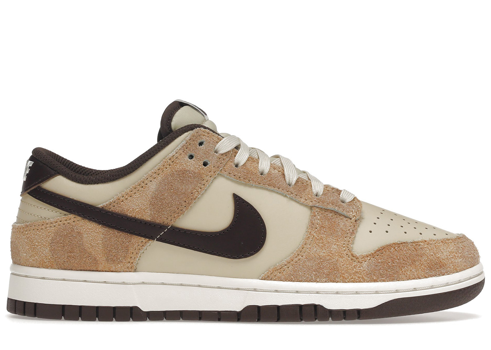 Men's Nike Dunk Low Retro PRM Animal Pack Giraffe/Cheetah Sneakers in Beach/Baroque Brown/Canvas | StockX