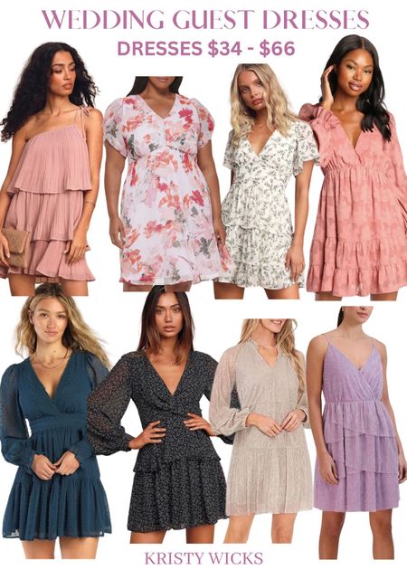 Fun and flirty wedding guest dresses! Such cute looks for an amazing value from $34-$66!💕





#LTKunder50 #LTKwedding #LTKunder100