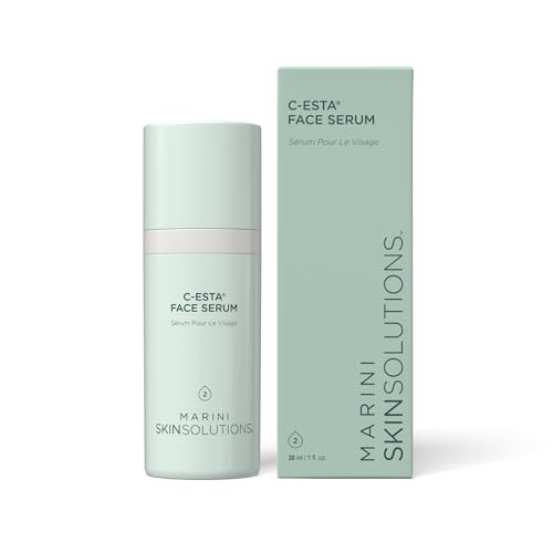 Marini SkinSolutions C-ESTA Face Serum - Lifts, Firms & Protects with Vitamin C, DMAE & Hyaluronic Acid - All Skin Types - Made in the USA - 1 fl oz | Amazon (US)