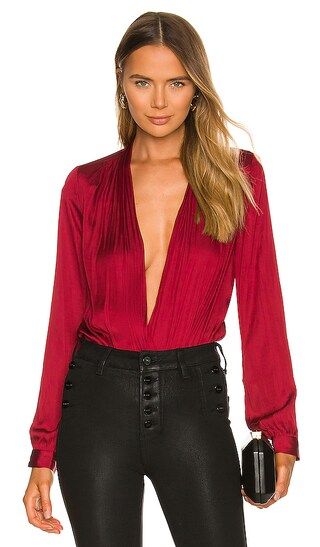 Sevilla Bodysuit in Garnet Red | Revolve Clothing (Global)