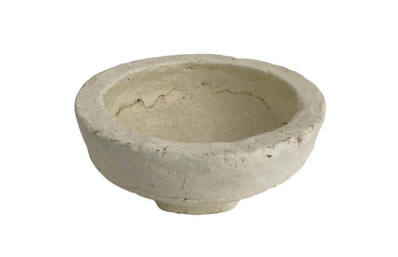 Primitive Paper Mache Bowl - Ballyhoo | One Kings Lane