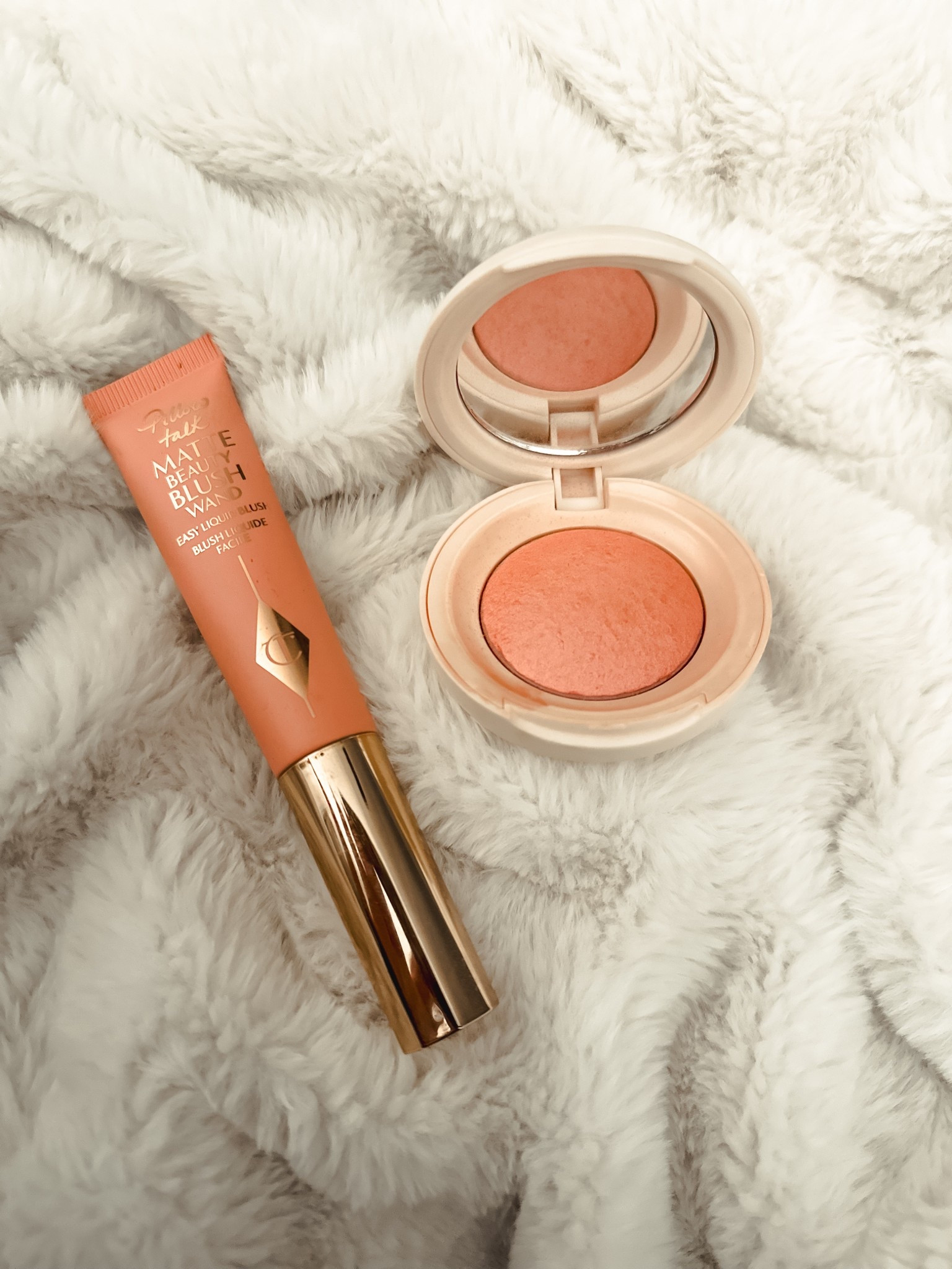 Perfect peachy pink cheek combo!
Charlotte Tilbury in Pink Pop
Rare Beauty in Cheer



#LTKBeauty #LTKSaleAlert #LTKFindsUnder50