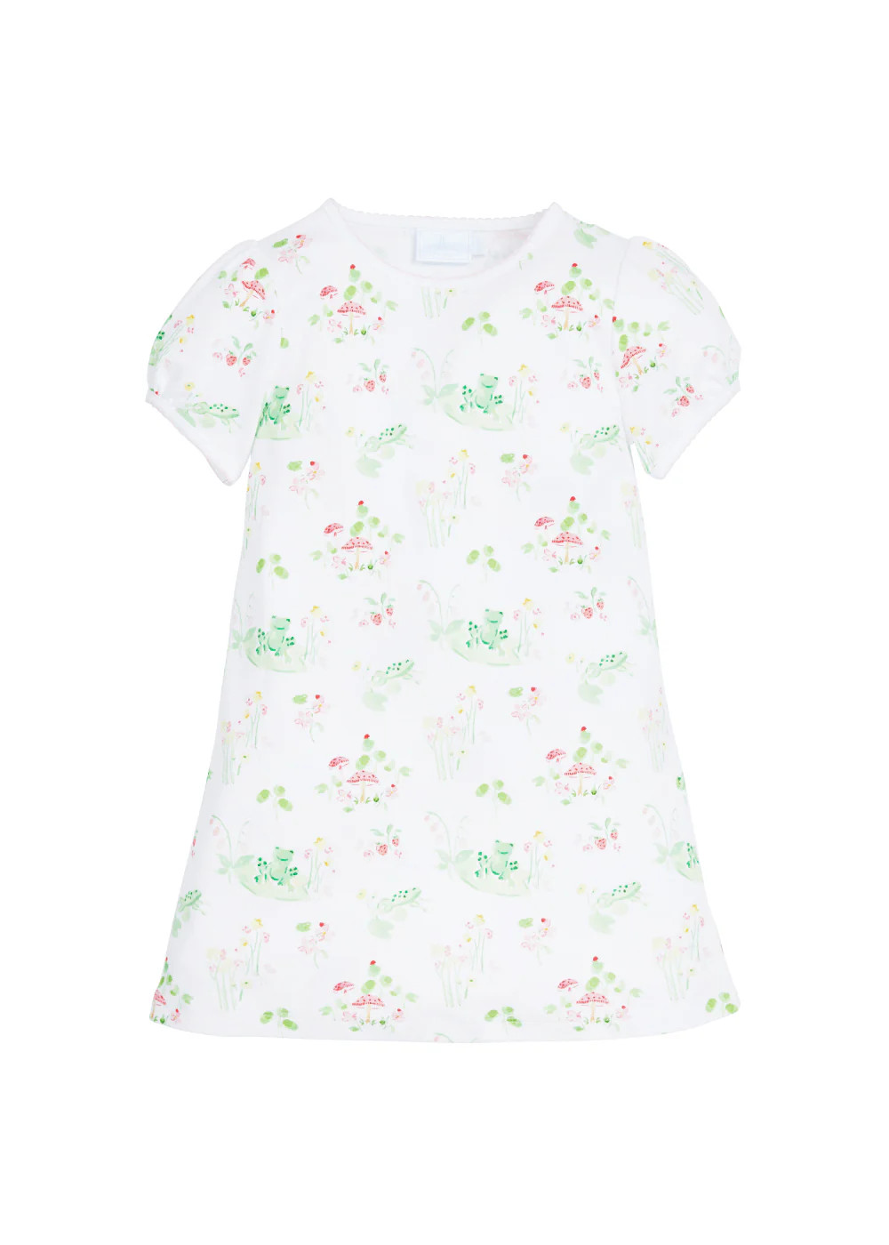 T-Shirt Dress - Pink Frogs | Little English