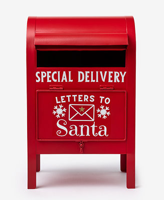 Holiday Lane Heritage Red Santa Letter Mailbox, Macy's Exclusive - Macy's | Macy's