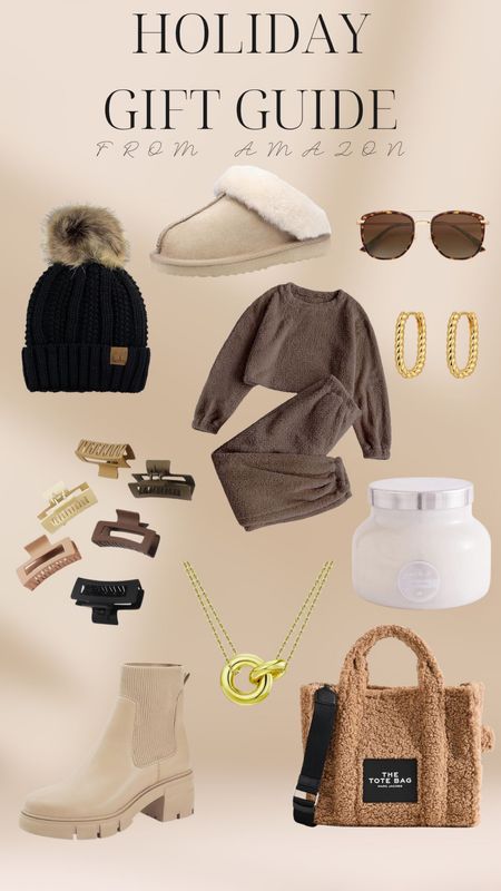 Deck the halls with fabulous finds from Amazon! 🛍️🎄 Discover the perfect gifts for everyone on your list, from stylish glasses and comfy outfits to chic hair clips and cozy boots. Don't forget those little luxuries like aromatic candles and elegant jewelry. And of course, a trendy tote bag to carry it all. 

Gift guide / shopping for her / holiday essentials / festive finds 🎁✨ 

#LTKAmazonFinds #LTKgiftspo

#LTKHoliday #LTKGiftGuide #LTKfindsunder50