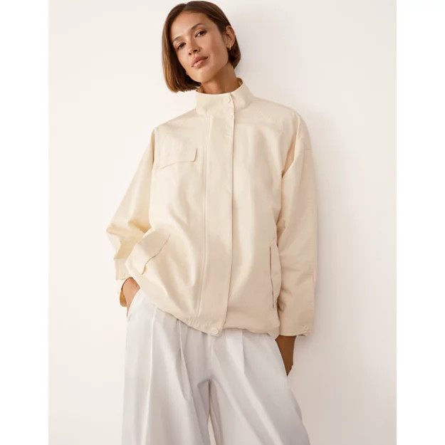 Utility Cotton Blend Jacket | Seasonal Preview | The  White Company | The White Company UK & ROW