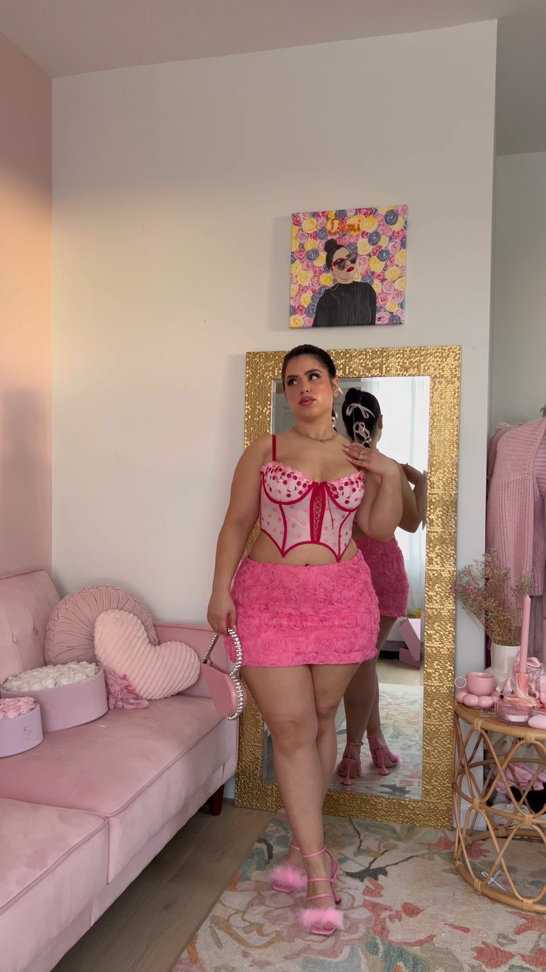 skirt is sold out but it was clearance at urban! Linked similar options 🩷

#LTKstyletip #LTKSeasonal #LTKmidsize