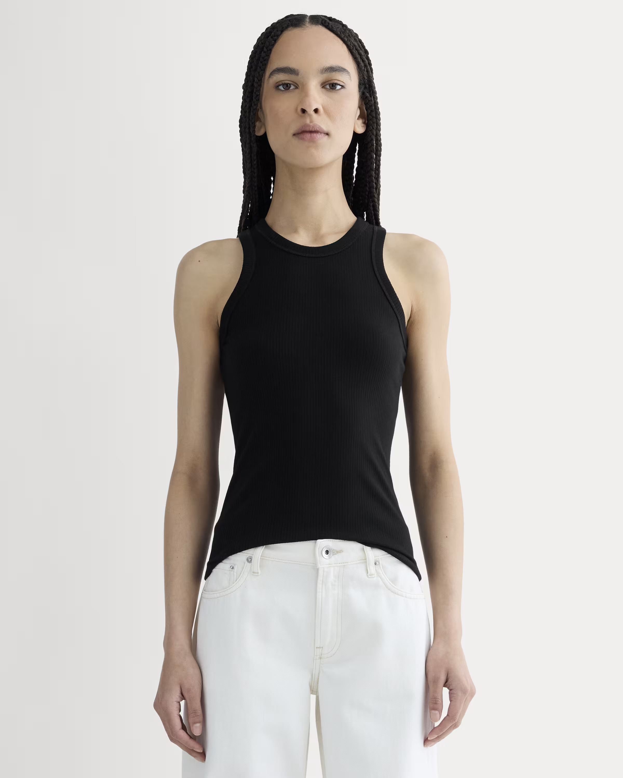 The Shimmy Cutaway Tank | Everlane