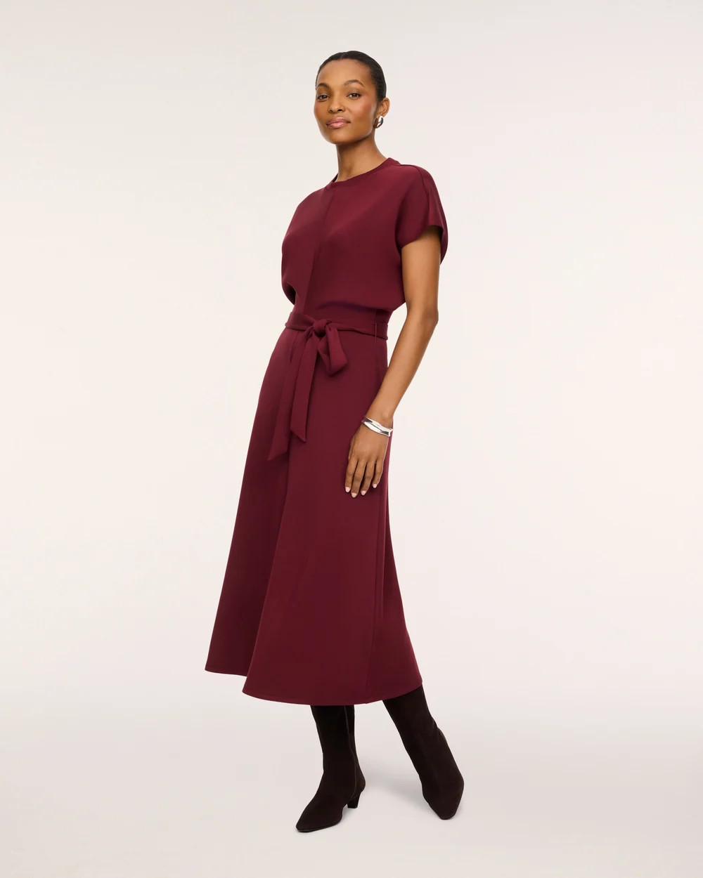 Draped Tie-Waist Maxi Dress | Spanx