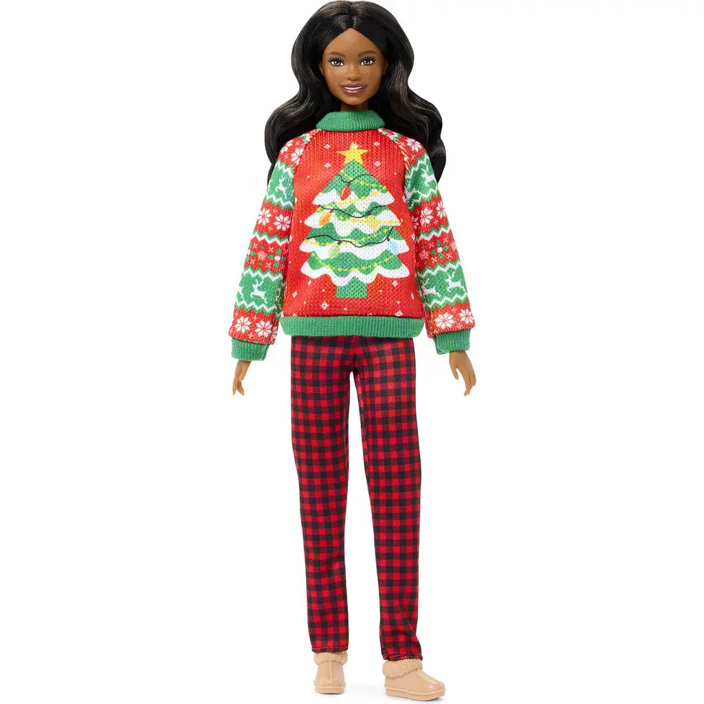 Barbie Kids' Holiday Sweater Doll in Brunette at Nordstrom Rack | Nordstrom Rack