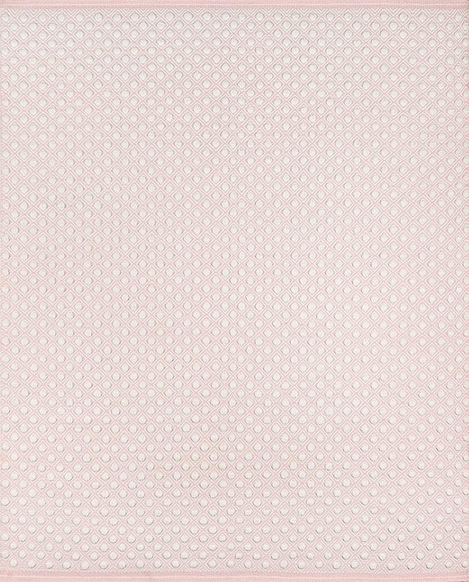 Erin Gates by Momeni Langdon Windsor Pink Hand Woven Wool Area Rug 2' X 3' | Amazon (US)