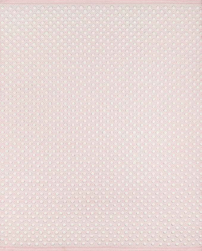 Erin Gates by Momeni Langdon Windsor Pink Hand Woven Wool Area Rug 2' X 3' | Amazon (US)