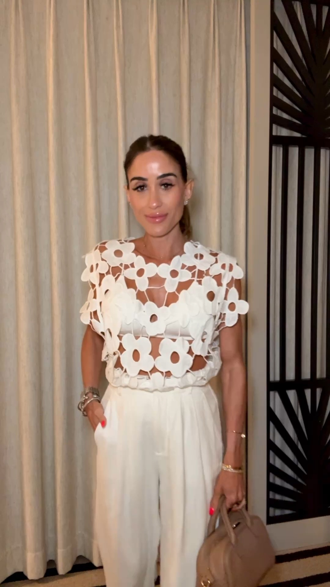 One of my favorite white tops - wearing smallest size with these white linen pants any are so chic and tailored. Wearing 23 short 
Summer outfit idea, vacation outfit idea

#LTKPetite #LTKSaleAlert #LTKootd