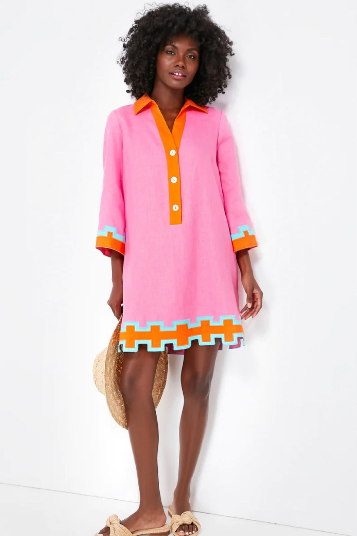 Loving tangerine and pink this summer! This would be perfect day or night 💖🧡