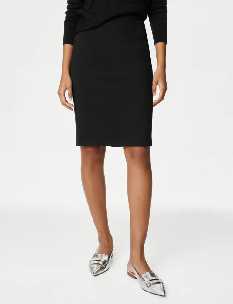 Jersey Knee Length Pencil Skirt | Marks & Spencer (UK)