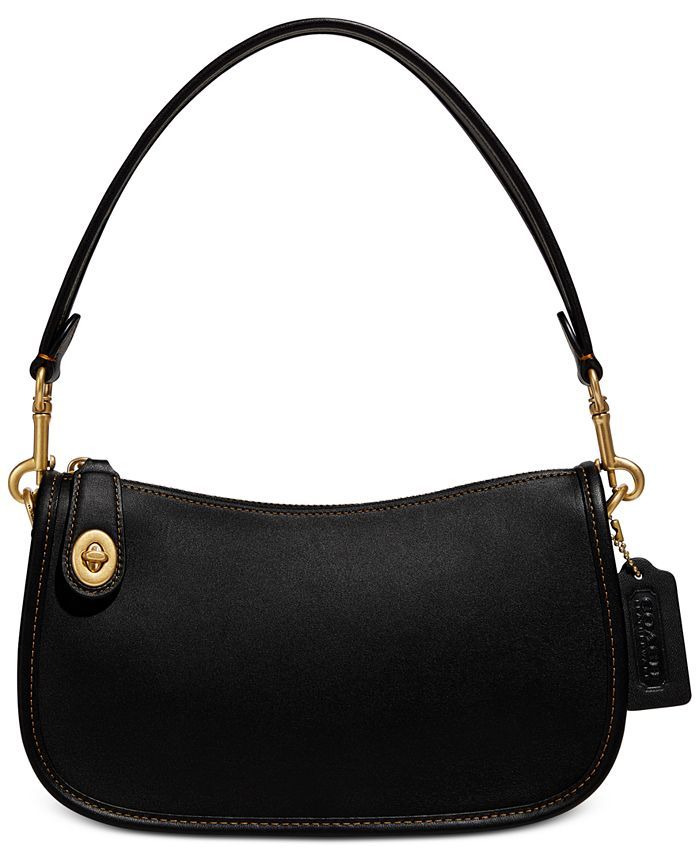COACH Leather Swinger Shoulder Bag & Reviews - Handbags & Accessories - Macy's | Macys (US)