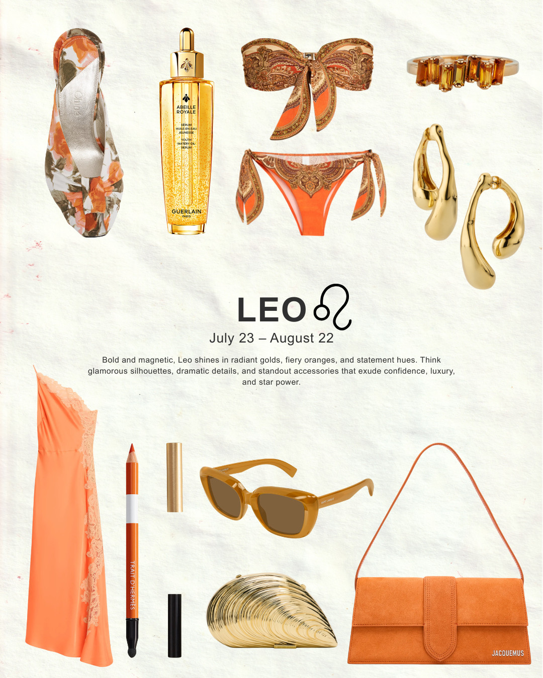✨ Zodiac Style Guide: Leo & Virgo ✨

Where bold glamour meets effortless refinement. ✨🌸

🦁 Leo shines in radiant golds, fiery hues, and statement pieces that command attention with confidence and star power.
🌸 Virgo embraces soft pinks, polished tailoring, and elegant details that reflect sophistication, grace, and timeless style.

Which style is more your vibe? ♌♍

#LeoStyle #VirgoStyle #ZodiacFashion #LTKStyle #FashionInspiration #ShopTheLook #StyleGuide #LTKFinds #ZodiacStyle #FashionEdit 

 #LTKgrwm #LTKSeasonal #LTKBeauty