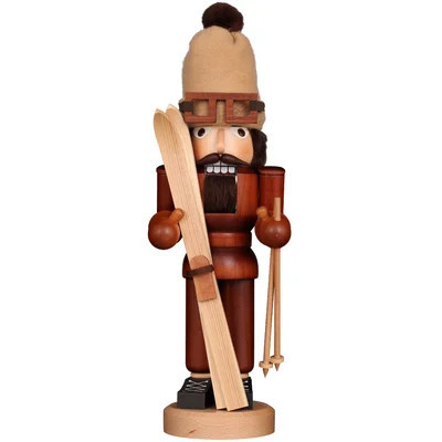 Christian Ulbricht Nutcracker - Skier (Natural) | Wayfair North America
