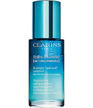Clarins Hydra-Essentiel Hydrating Bi-Phase Face Serum with Double Hyaluronic Acid - 1 oz. | Dillard's