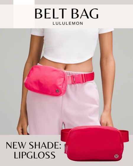 Lululemon Belt Bag New Shade - Lipgloss (hot pink) 

#LTKfit #LTKitbag #LTKunder50