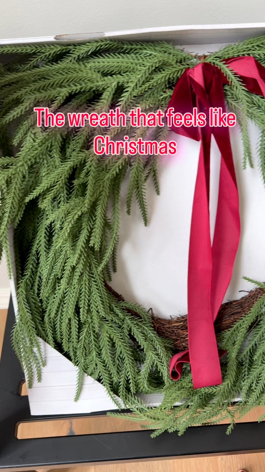 Christmas wreath
Holiday wreath
Norfolk greenery 

#LTKSeasonal