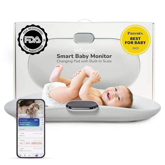 Multifunctional Smart Baby Changing Pad with Medical Grade Scale for Critical Weight Monitoring +... | Amazon (US)