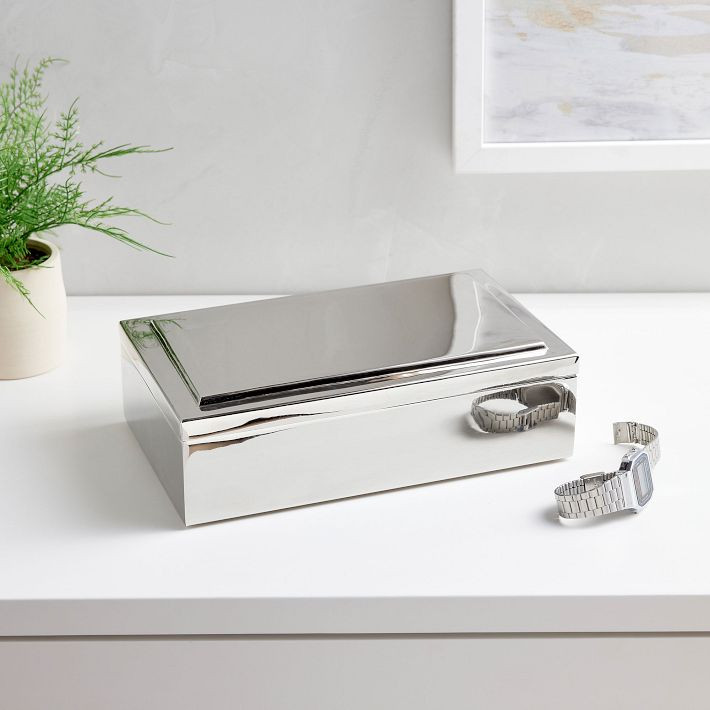 Silver Engravable Keepsake Box | Pottery Barn Teen