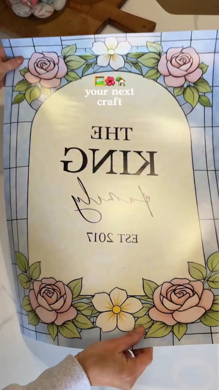 DIY faux stained glass 🥹 a true labor of love but she turned out so pretty 🫶🏼✨ took about 3 days total!! 

Follow @kimberlyj_king & comment GLASS and I’ll send you a FREE template download of my blank design, step by step instructions, & a supplies list so you can make one too 💙 make sure you’re following or the DM won’t go through 

#diy #craftideas #homedecor #stainedglass #easycraft