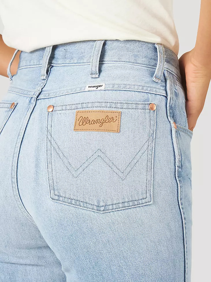 Women's Wrangler® Wild West 603 High Rise Straight Jean in Vintage Days | Wrangler