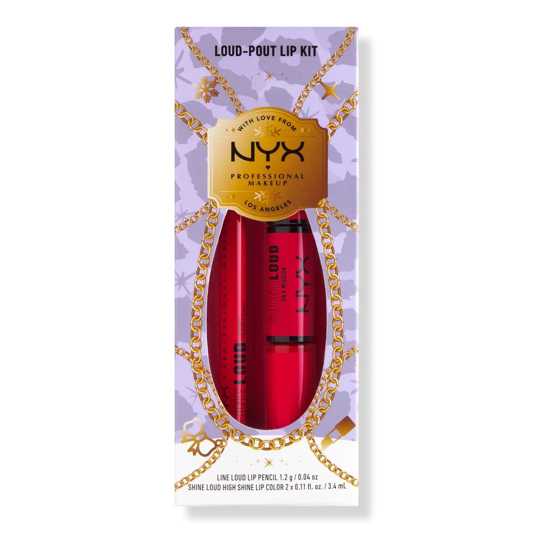 Limited Edition Holiday Line & Shine Loud Pout Lip Kit | Ulta