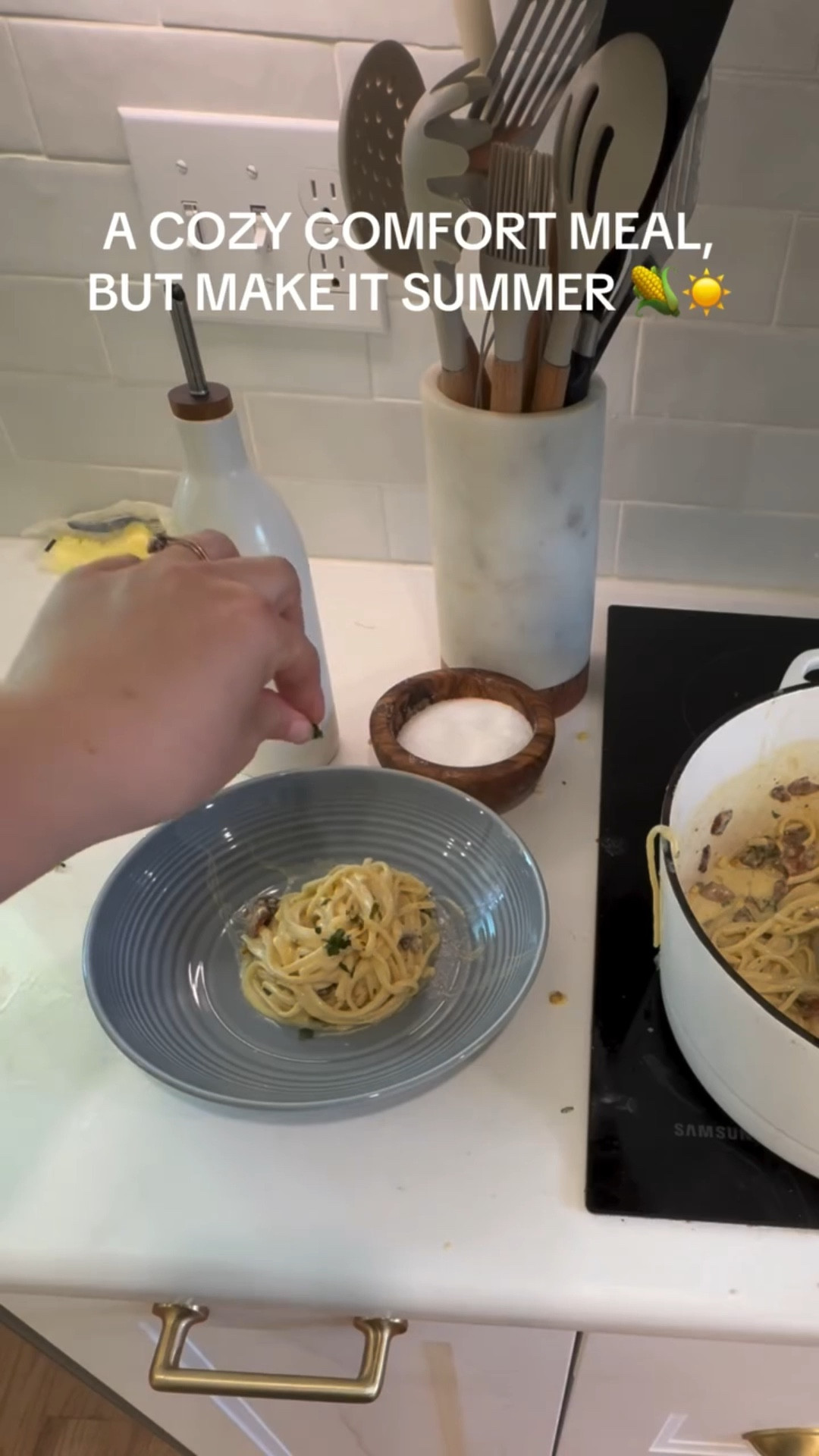 Inspired by the Carmelized Corn Brown Butter Pasta from The Ambitious Kitchen cookbook… but make it so my kids will eat it (minus jalapeños, plus bacon 😜)!


#LTKHome #LTKFamily