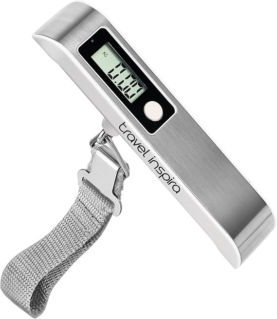 travel inspira Luggage Scale, Portable Digital Hanging Baggage Scale for Travel, Suitcase Weight ... | Amazon (US)
