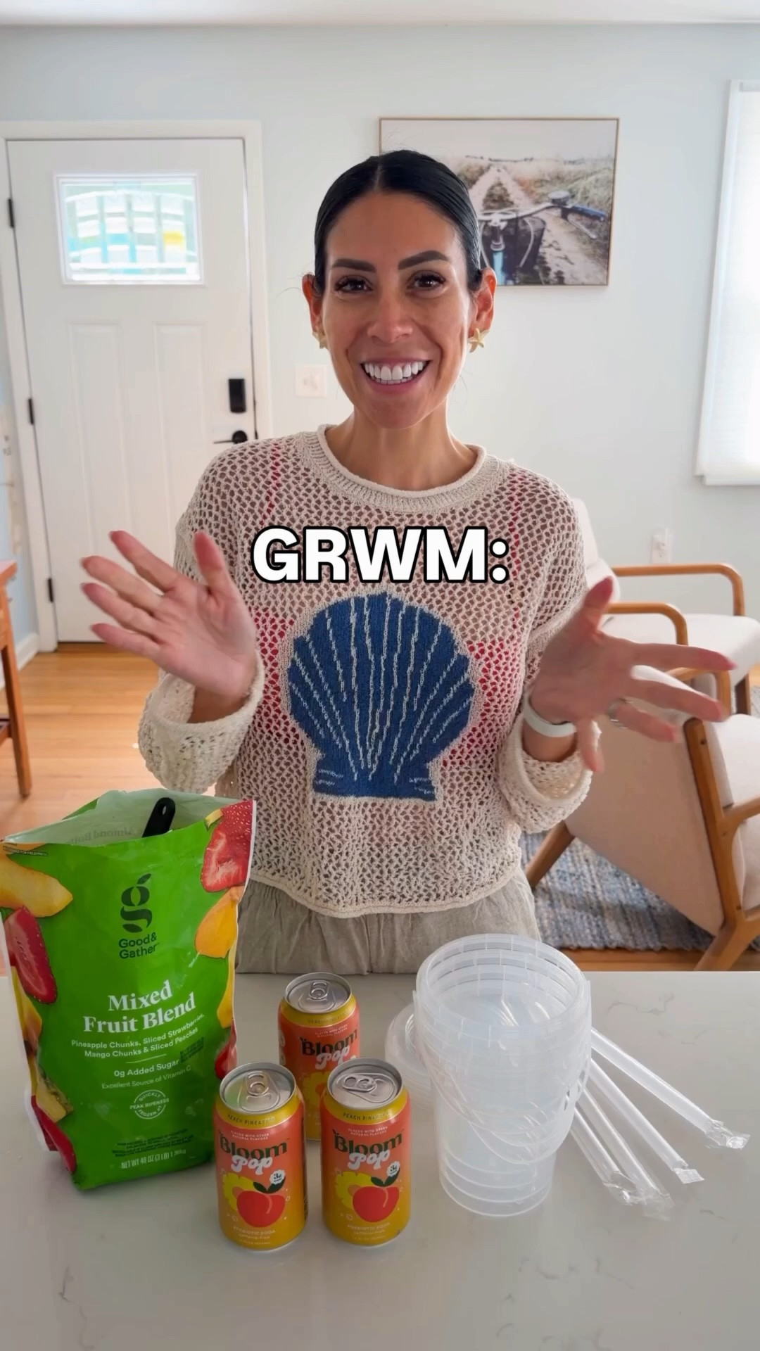 GRWM for a beach day…and the best Boozy Buckets! 

Tropical Beach Bucket:
- 1/2 cup Frozen fruit (I used a blend of strawberries, peaches and pineapple)
- 2 oz of Malibu 
- 2 oz of Peach Schnapps 
- 2 oz pineapple juice 
- 1 can Peach Pineapple Bloom 
- Ice
Grab a little beach bucket (the ones I used are linked here, and fill it half way with ice, add frozen fruit, add liquors, juice and top with Bloom! Enjoy!

#LTKgrwm #LTKstorytime #LTKfoodie