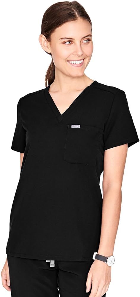 Catarina One-Pocket Scrub Top for Women – Slim Fit, Super Soft Stretch, Anti-Wrinkle Medical Sc... | Amazon (US)