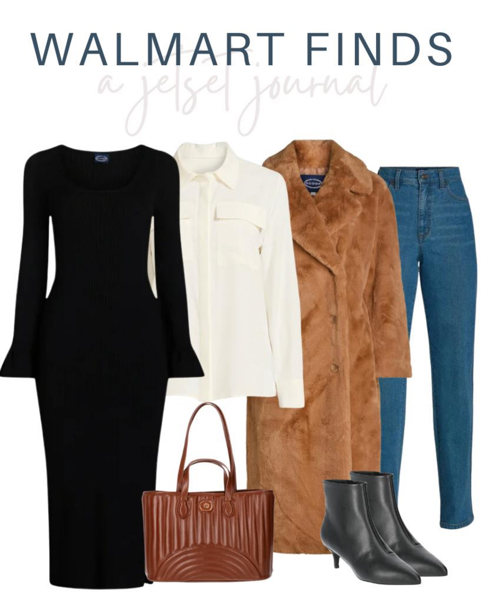 Check out these winter essentials at Walmart! 
#winteroutfit #winterwardrobe #capsulewardrobe #affordablefinds #walmartfinds #wardroberefresh #blackdress #furcoat

#LTKU #LTKStyleTip #LTKSeasonal