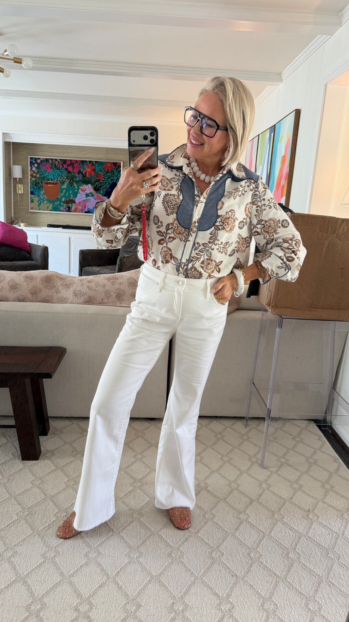 Ask me for link to my exact top. 
I linked some options below  

#LTKdayinmylife #LTKMothersDay #LTKootd