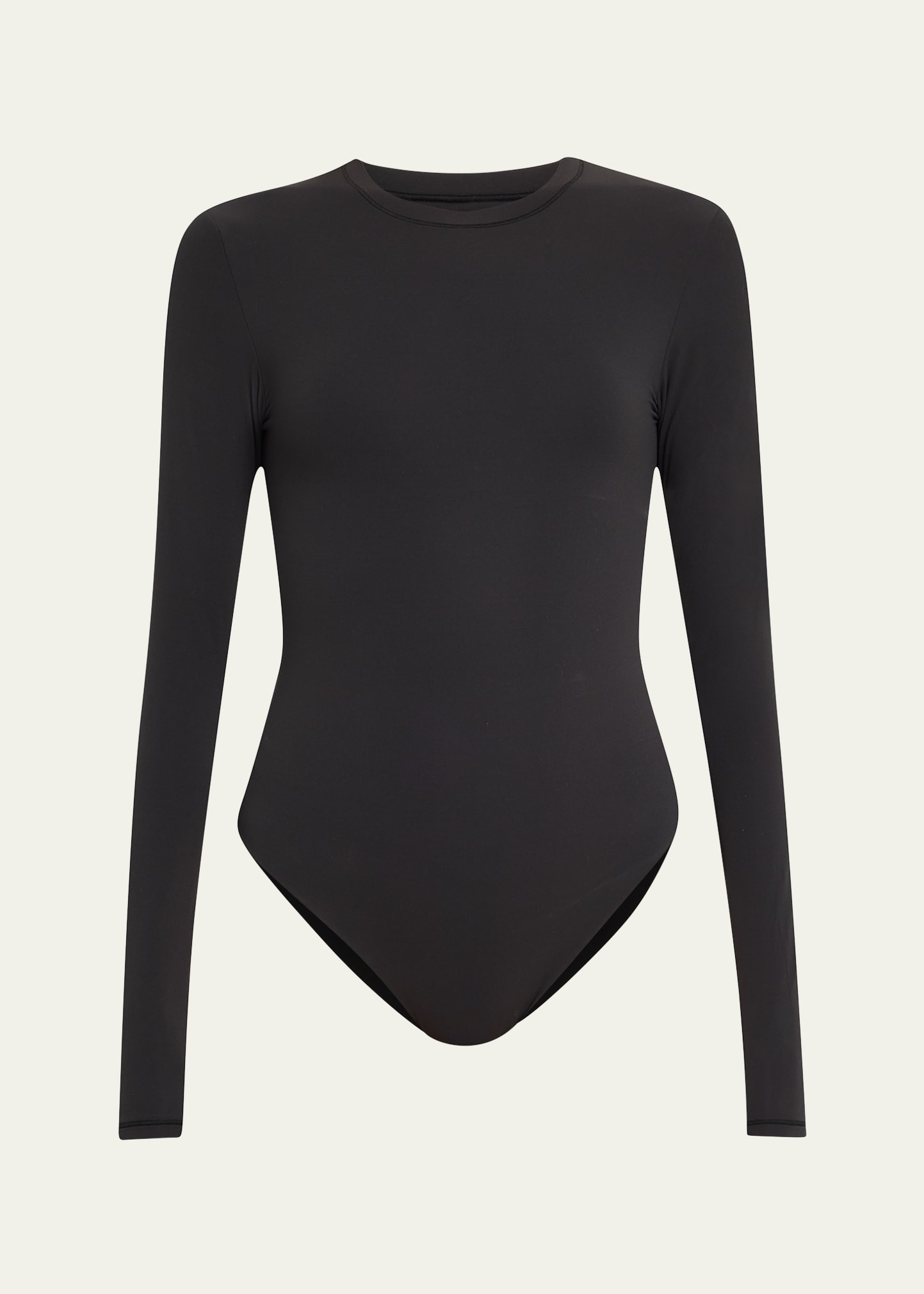 SKIMS Fits Everybody Crewneck Thong Bodysuit | Bergdorf Goodman