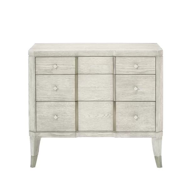 Domaine 3 - Drawer Bachelor's Chest in Dove White | Wayfair North America