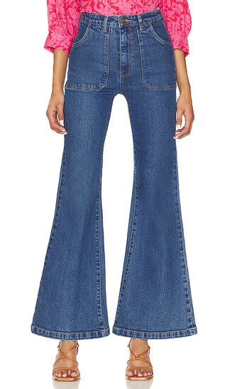 Eastcoast Flare in Organic Dark Blue | Revolve Clothing (Global)