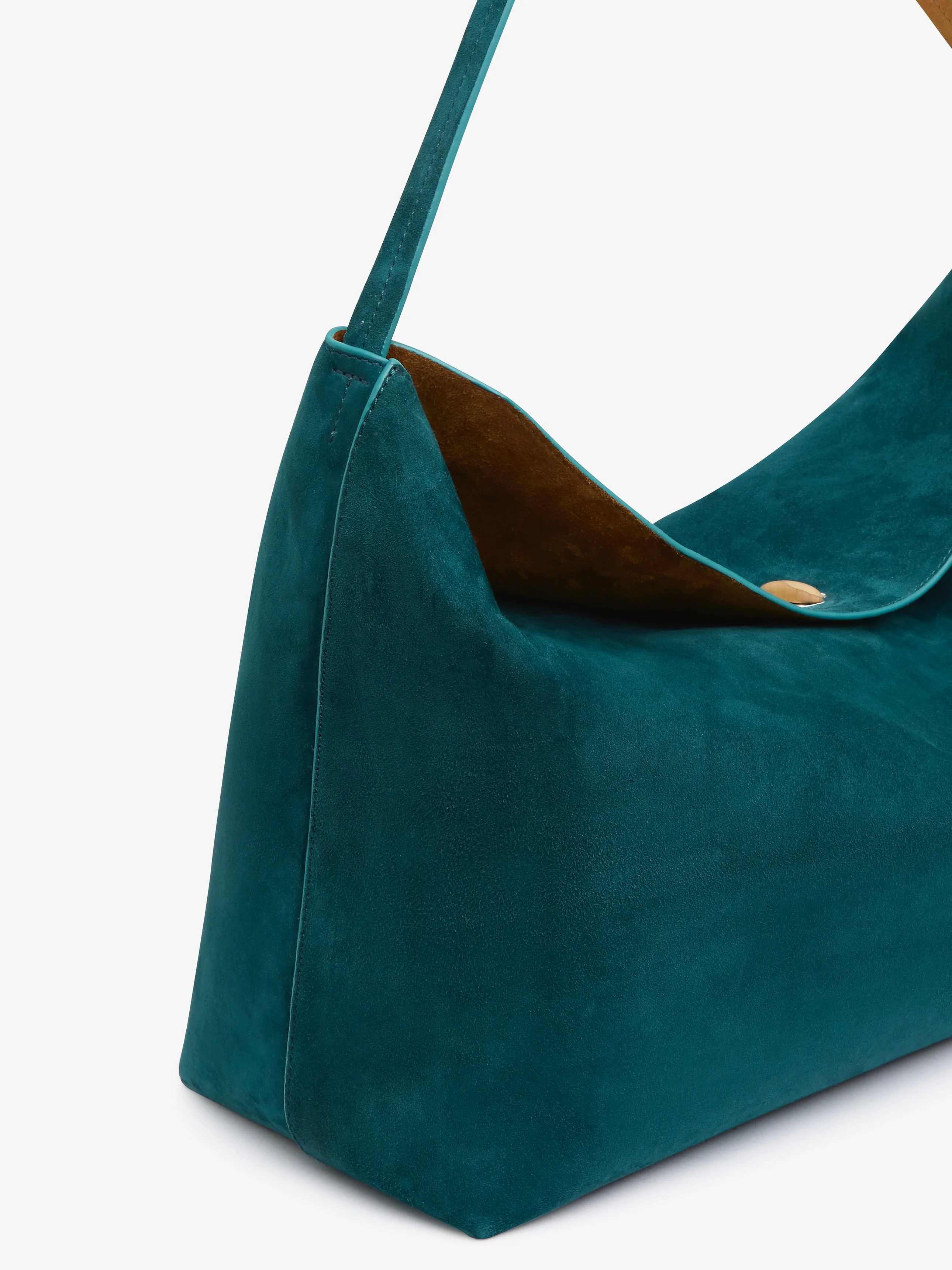 Christopher Esber | Turnlock Suede Shoulder Bag | Christopher Esber (Global)