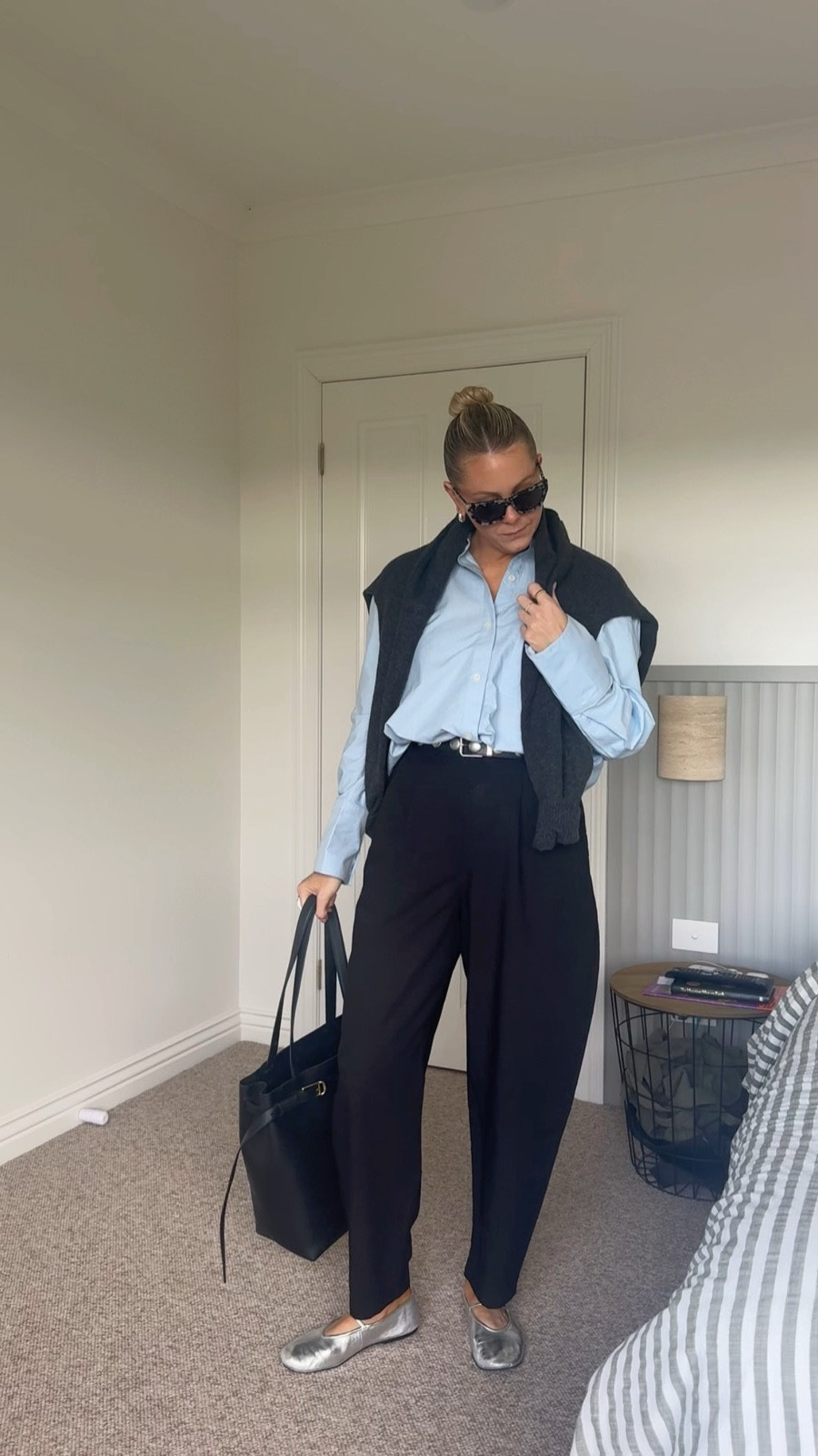 Cool spring days in linen barrel pants and everyone’s favourite oversized blue shirt 🩵 I’m in a medium in the pants, and a 14 in the Witchery shirt (usually a 6 in the Dissh shirt!) x

#LTKaustralia #LTKstyletip #LTKspring