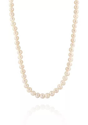 Belk & Co Freshwater Pearl Strand Necklace | Belk