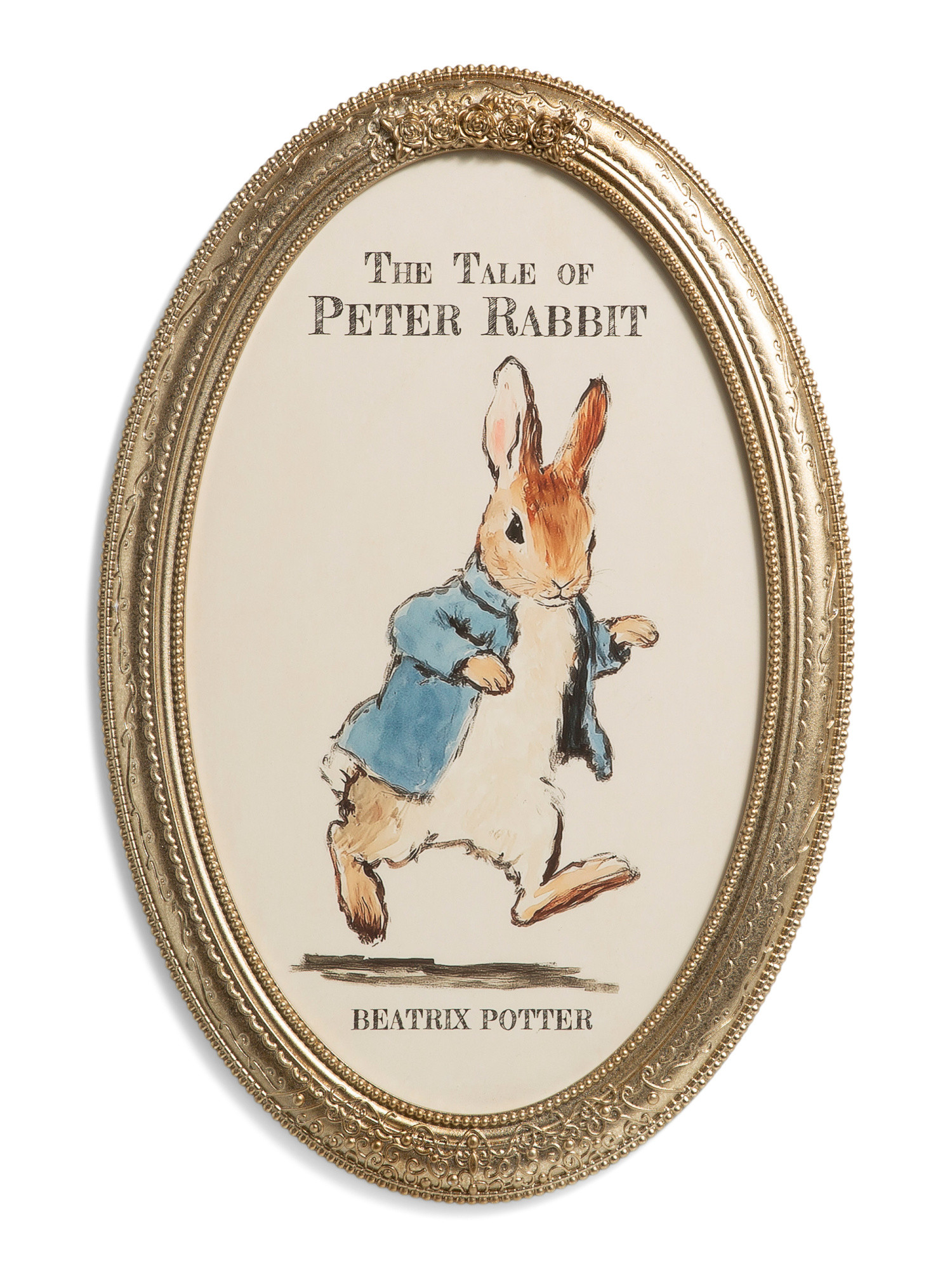 12x18 Tale Of Peter Rabbit Oval Wall Art | TJ Maxx