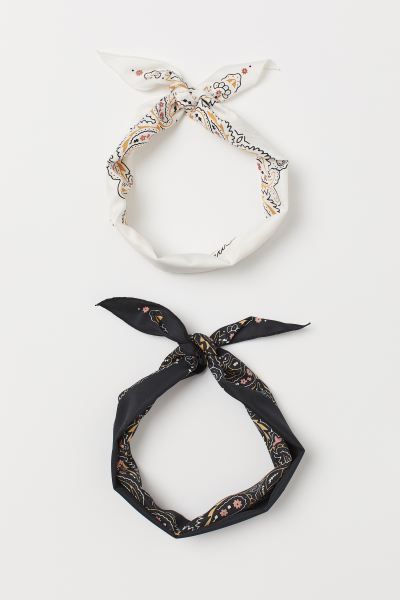 HM.com
		                     
		    
		
	
		
		    
		        2-pack Scarves/Hairbands | H&M (US)