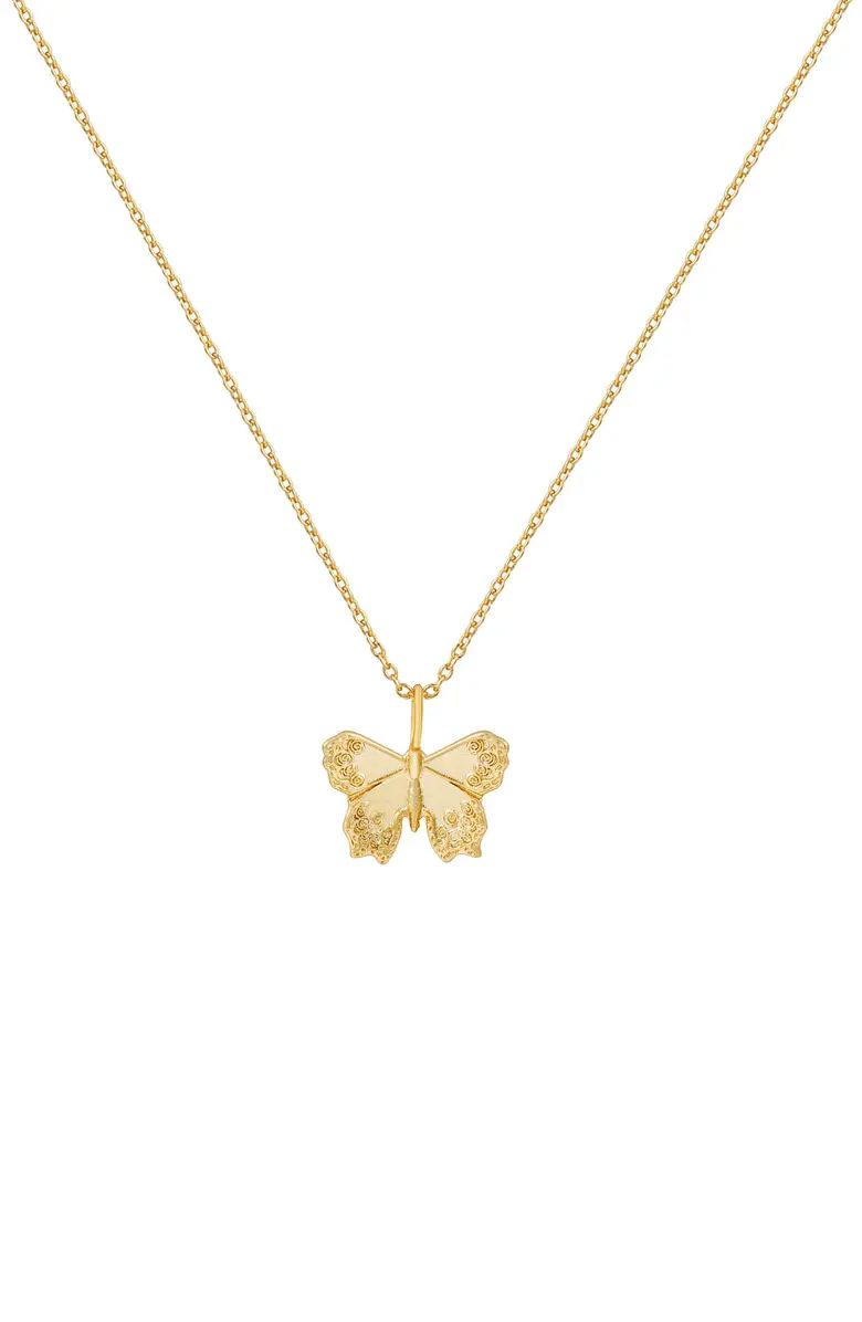 Mini Butterfly Pendant Necklace | Nordstrom