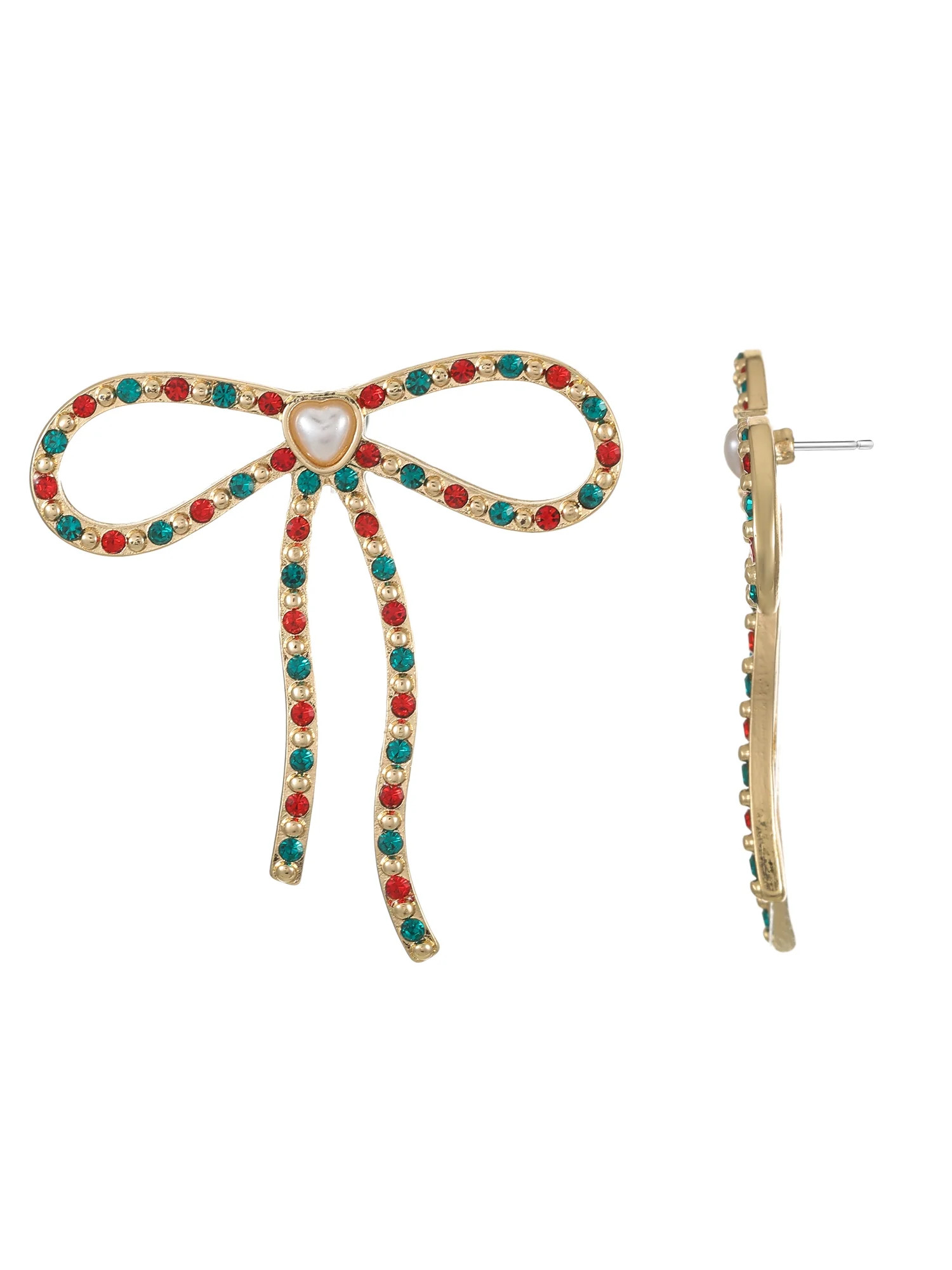 Packed Party Multicolor Bow Earrings | Walmart (US)