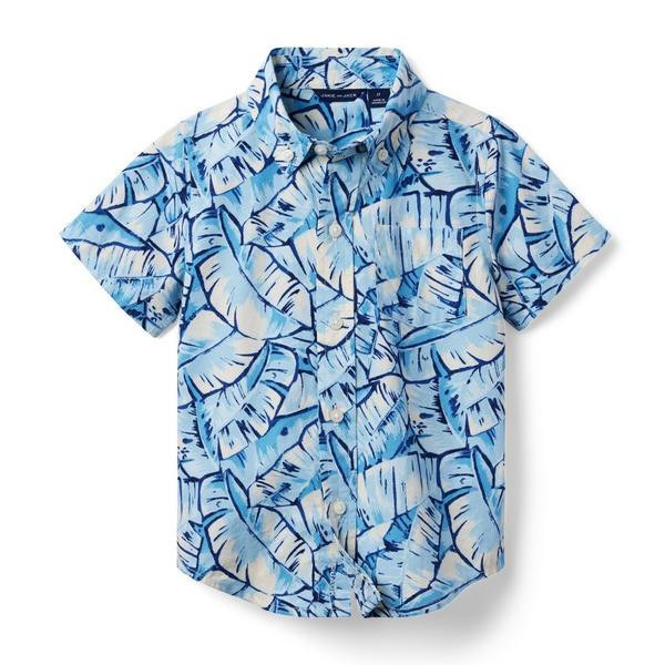 Palm Leaf Poplin Shirt | Janie and Jack