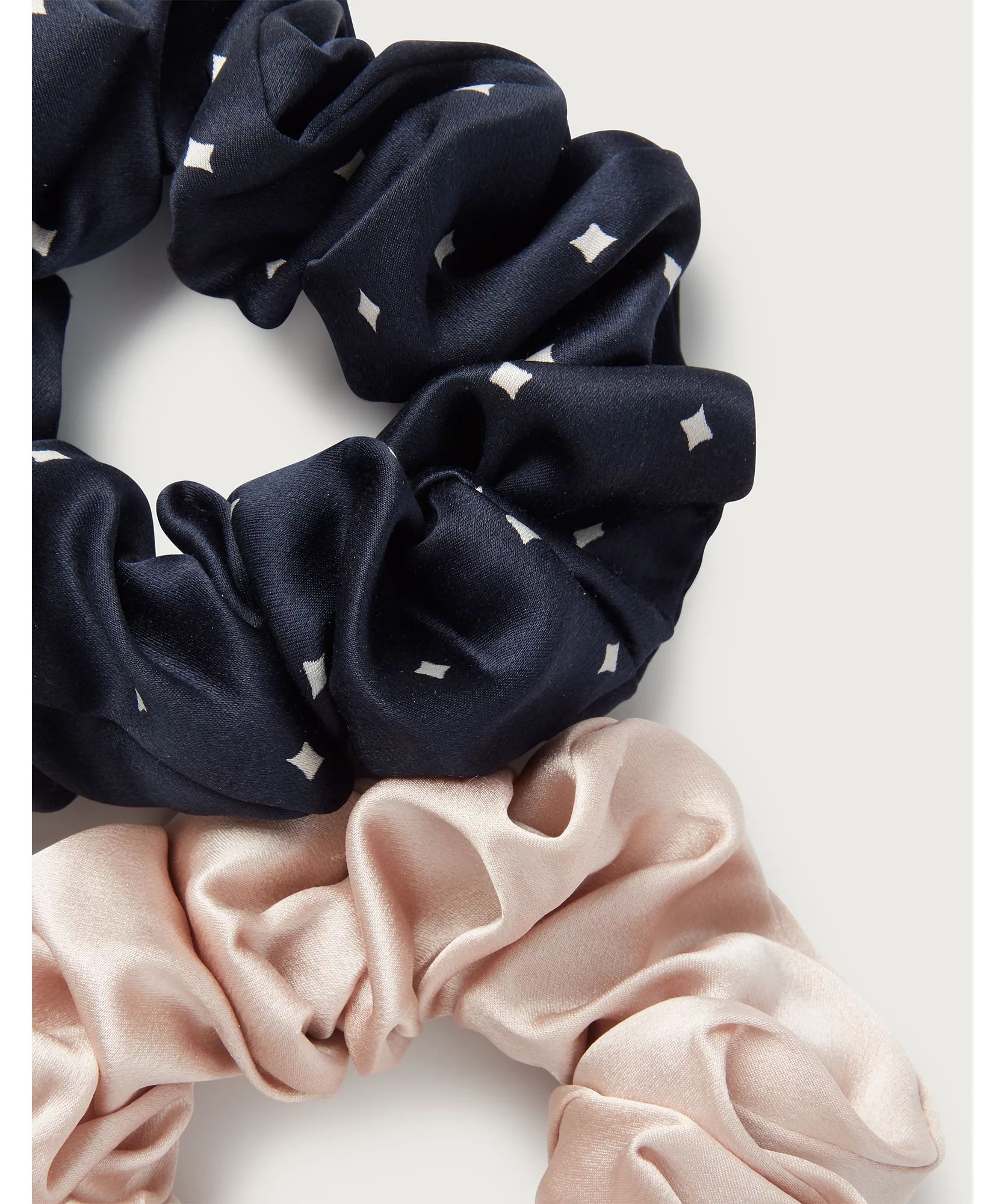 Silk Sleep Scrunchies - Set of 2 | The White Company (UK)