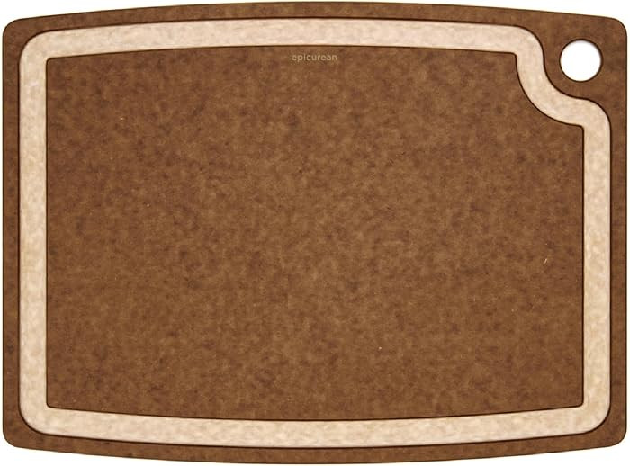 Epicurean Gourmet Series Cutting Board, 17.5-Inch by 13-Inch, Nutmeg/Natural | Amazon (US)