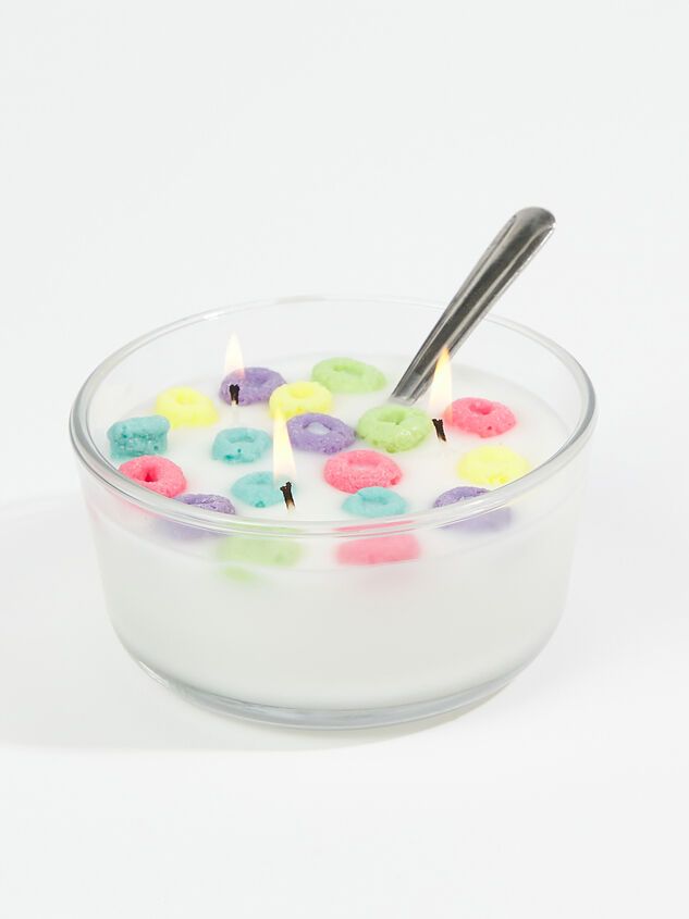 Fruit Loops Cereal Bowl Candle | Altar'd State